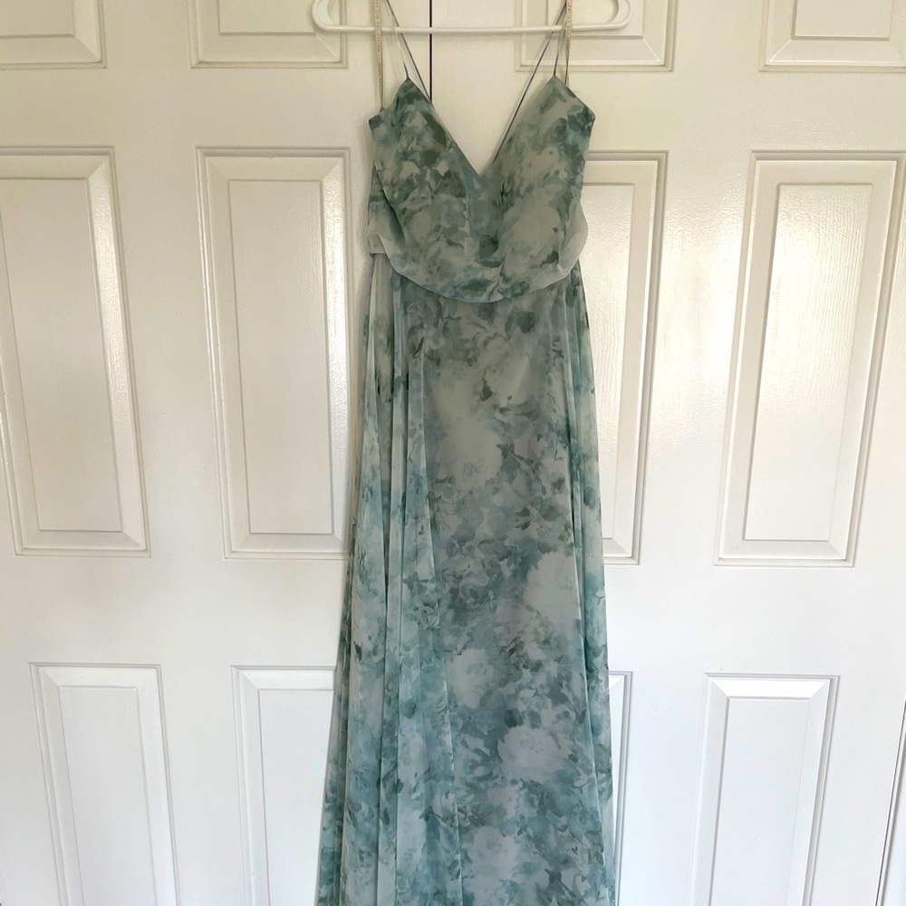 Jenny Yoo BHLDN bridesmaid - Inesse sea foam